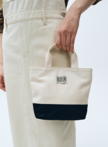 韓國 Marithe Francois Girbaud LASSIC LOGO CANVAS TOTE BAG 【MF304】