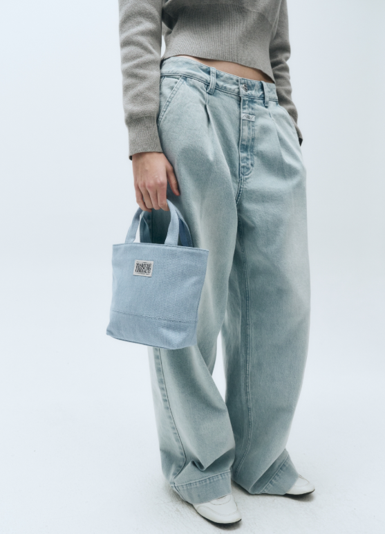 韓國 Marithe Francois Girbaud LASSIC LOGO CANVAS TOTE BAG 【MF304】