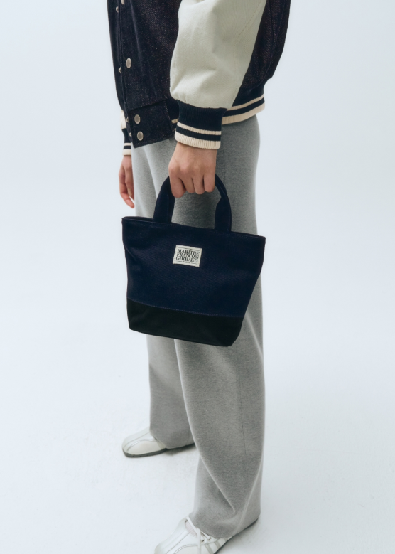 韓國 Marithe Francois Girbaud LASSIC LOGO CANVAS TOTE BAG 【MF304】