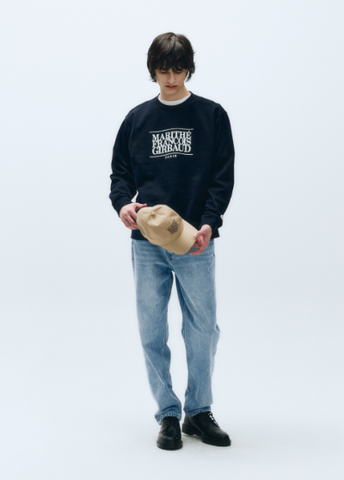 韓國 Marithe Francois Girbaud CLASSIC LOGO SWEATER【MF136】