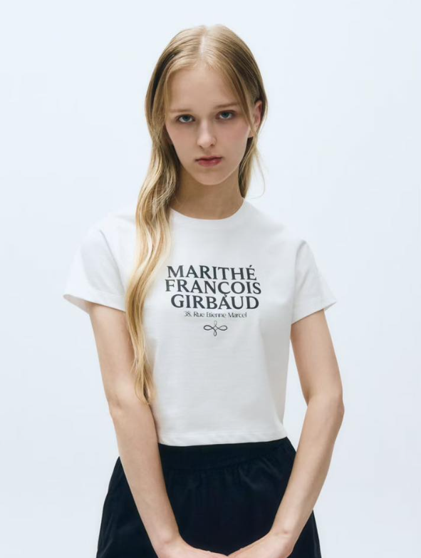 韓國 Marithe Francois Girbaud MOUVEMENT W AEROCOOL CROP T-shirt(涼感)【MF499】