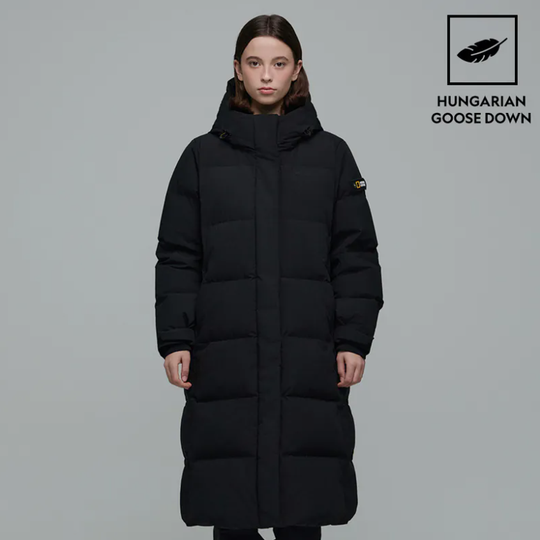 【現貨】韓國 National Geographic 女裝CAYMAN長羽絨外套 (鵝絨)【NG314】