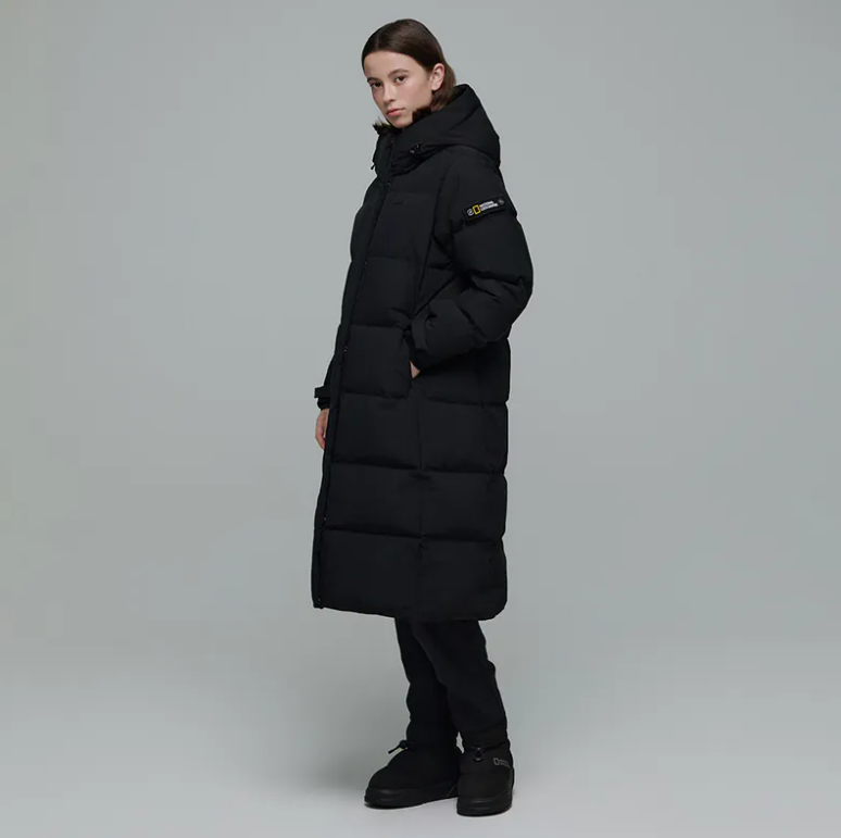 【現貨】韓國 National Geographic 女裝CAYMAN長羽絨外套 (鵝絨)【NG314】