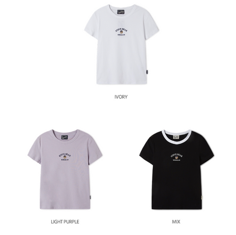 韓國 Who.A.U Steve Embroidery ShortSleeve T-shirt【WA171】