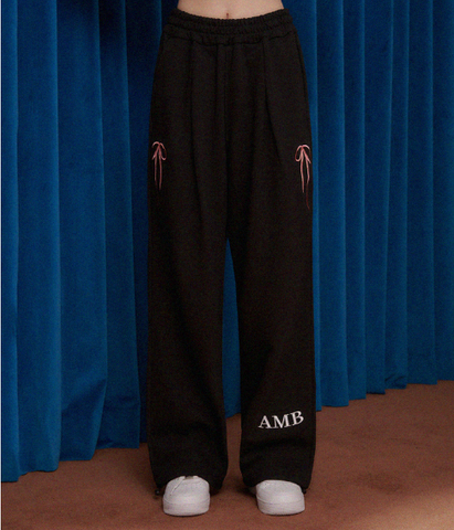 韓國 Ambler Pants with ribbon one-tuck 2-Way training sweatpants【AR127】