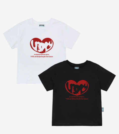 韓國 Video Jockey Burning Heart T-Shirt【VJ066】