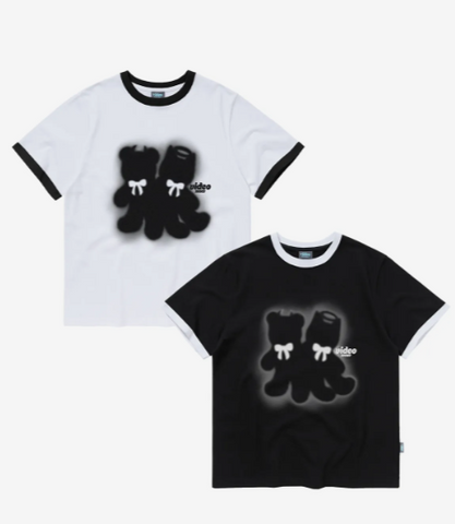 韓國 Video Jockey Devil and Angel Ringer T-Shirt【VJ055】