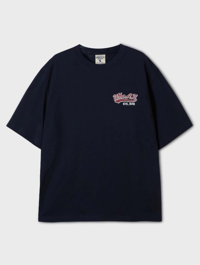 韓國 Who.A.U Steve Back Graphic T-shirt【WA127】