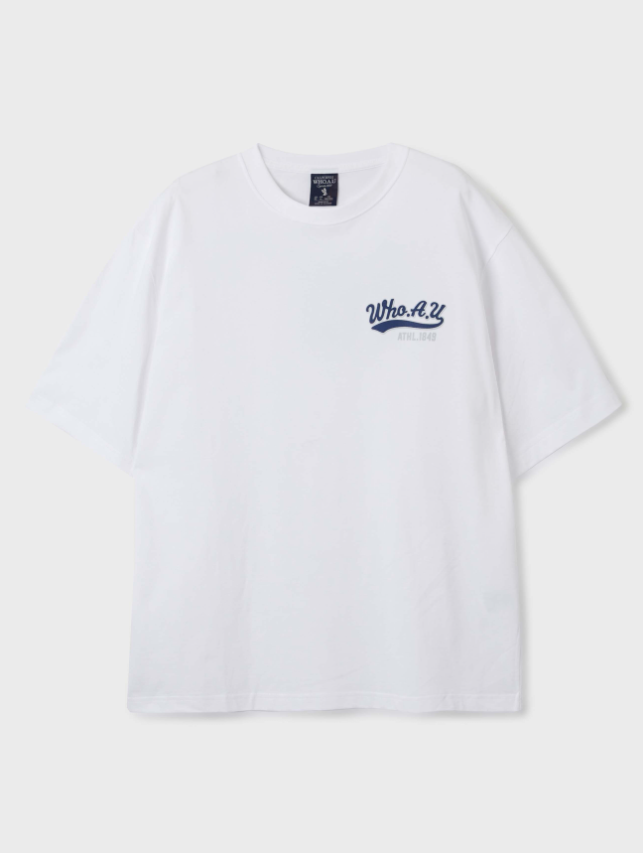 韓國 Who.A.U Steve Back Graphic T-shirt【WA127】