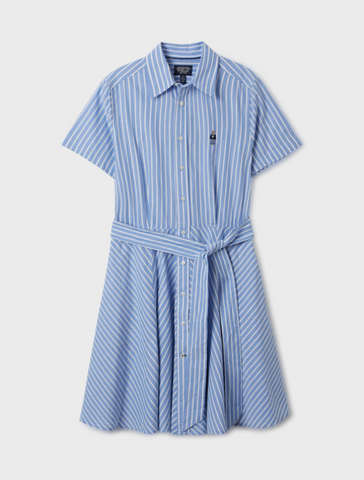 韓國 Who.A.U Steve Short Sleeve Strap Shirts Dress【WA103】