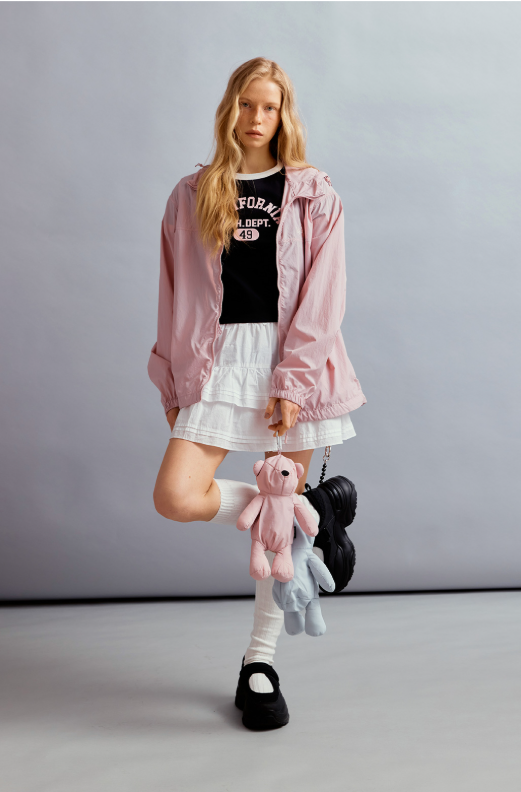 韓國 Who.A.U Steve Packable Windbreaker【WA099】