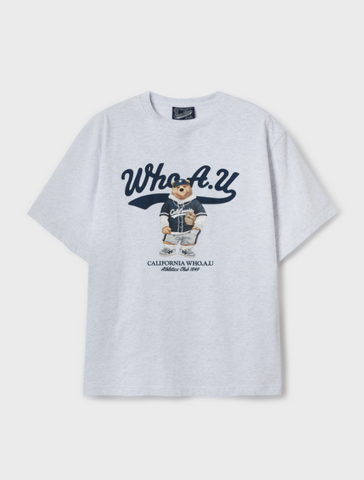 韓國 Who.A.U Steve Photo T-Shirt【WA037】