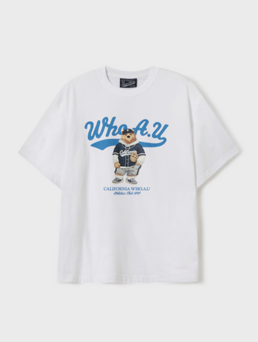 韓國 Who.A.U Steve Photo T-Shirt【WA037】