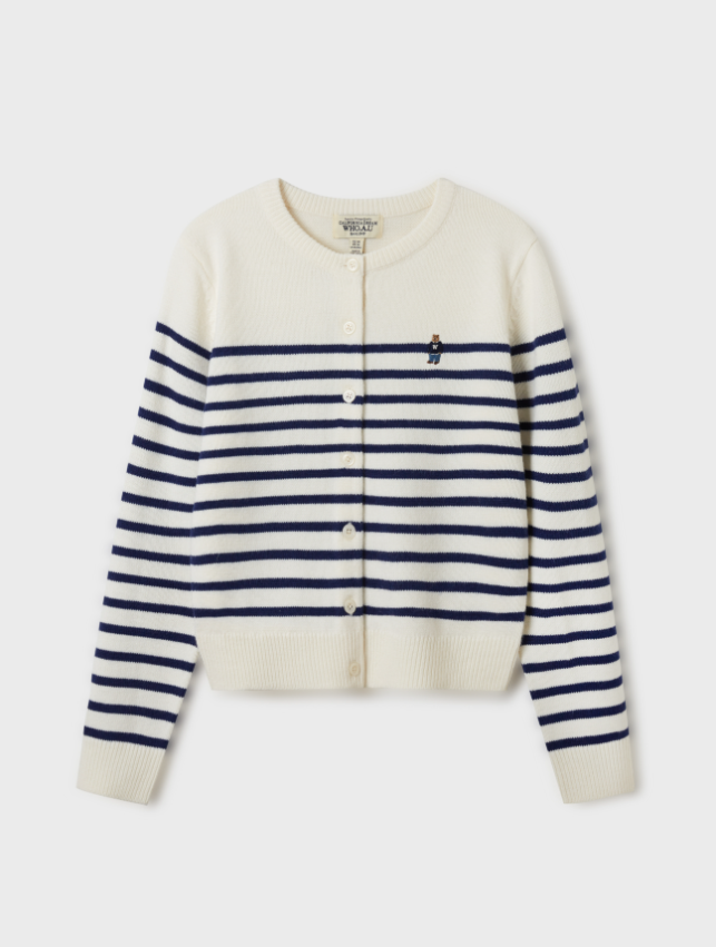韓國 Who.A.U Steve Round Neck Cardigan【WA047】