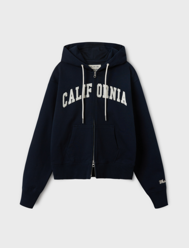 韓國 Who.A.U Patch Crop Hood Zip-up【WA042】