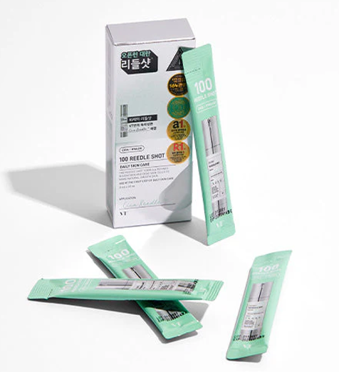 韓國 VT 銀色微針100小樣 10條【KX103】