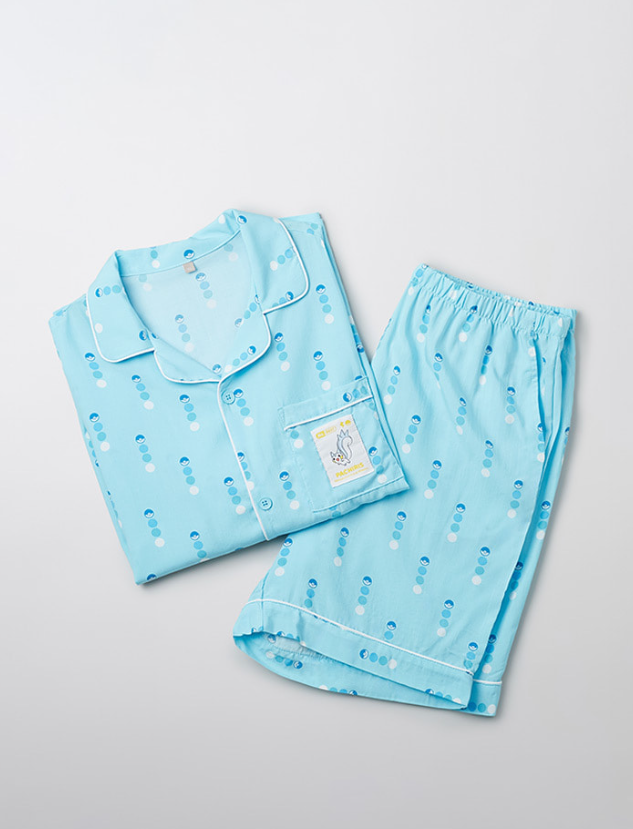 韓國 SPAO Pokemon Ball Short Sleeve Pajamas【SP136】