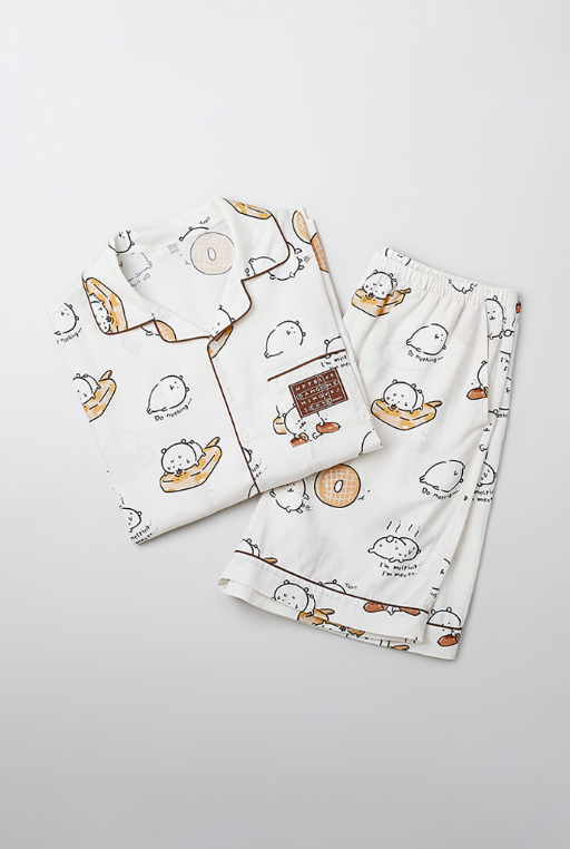 韓國 SPAO Damgomi I am cute Damgomi short sleeve pajamas【SP139】