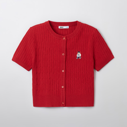 【現貨】韓國 SPAO Cable Crop Cardigan【SP085】