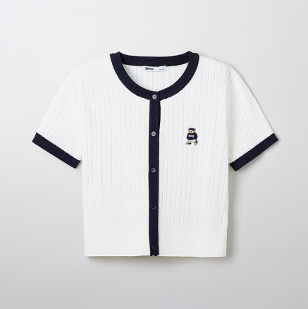 【現貨】韓國 SPAO Cable Crop Cardigan【SP085】