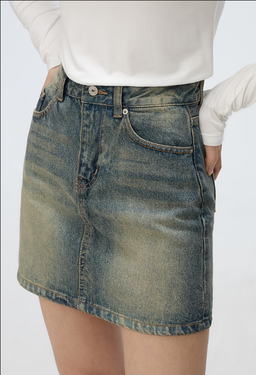 韓國 SPAO Denim Mini Skirt【SP111】