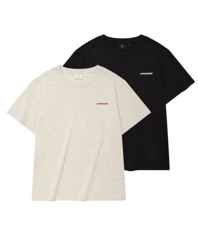 【現貨】韓國 Covernat Cotton Essential 2-PACK T-shirt【CO142】