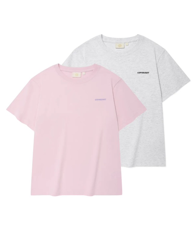【現貨】韓國 Covernat Cotton Essential 2-PACK T-shirt【CO142】