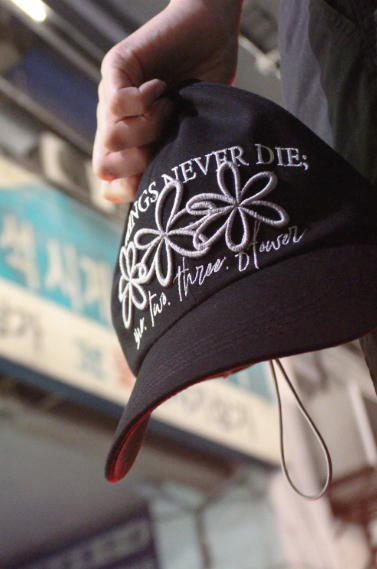 韓國 ONGO ONE, TWO, THREE, FLOWER KNOT CAP【ON006】