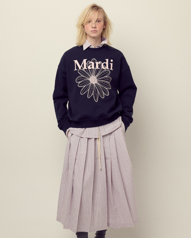 韓國 Mardi Mercredi Sweatshirt Flowermardi【MM151】