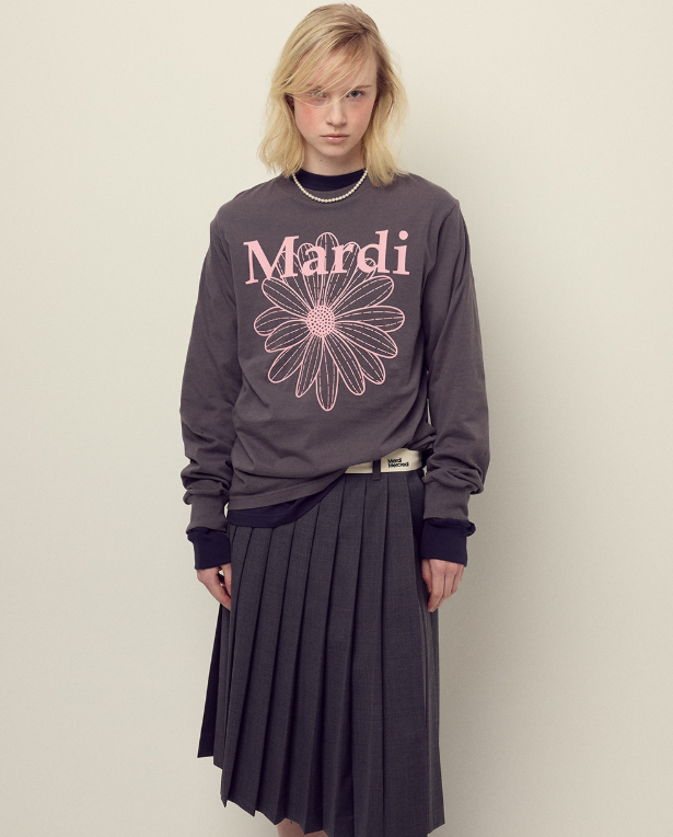 韓國 Mardi Mercredi Tshirt Long Sleeve Flowermardi【MM155】