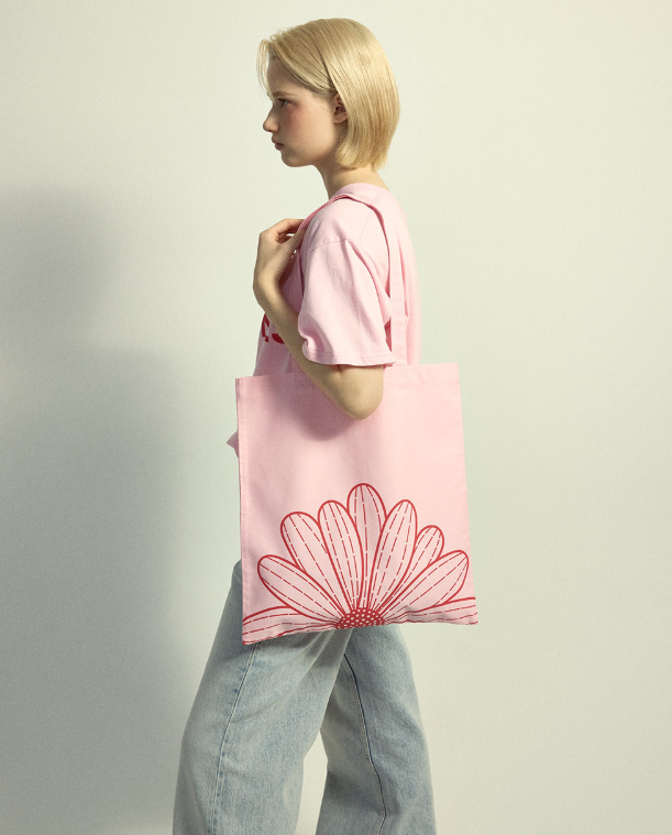 韓國 Mardi Mercredi Canvas Bag Flower Du Mardi【MM159】