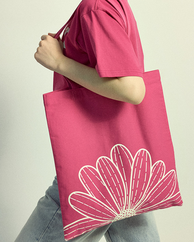 韓國 Mardi Mercredi Canvas Bag Flower Du Mardi【MM159】
