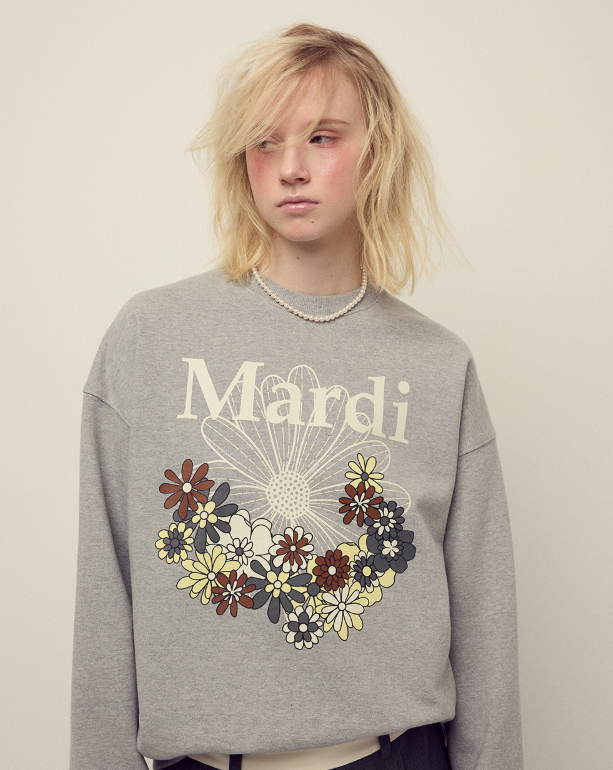 韓國 Mardi Mercredi Sweatshirt Flowermardi Jardin【MM161】