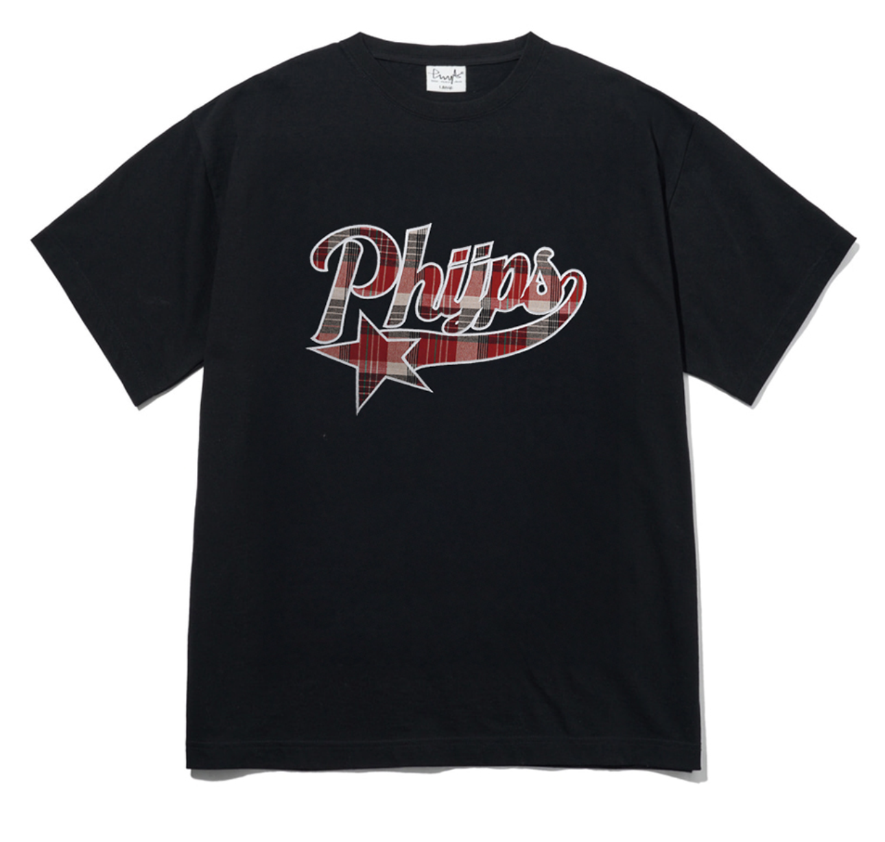 韓國 Phyps Check Startail Logo Short Sleeve T-Shirt【PS031】