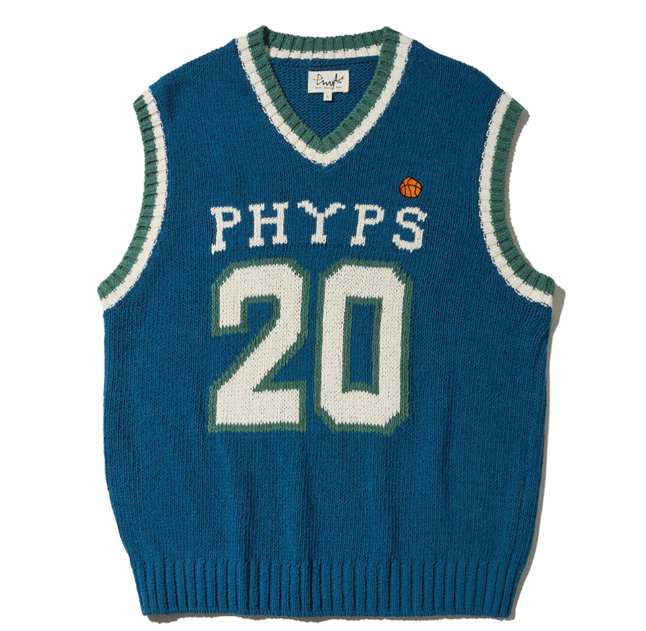 韓國 Phyps Numbered Knit Vest【PS043】