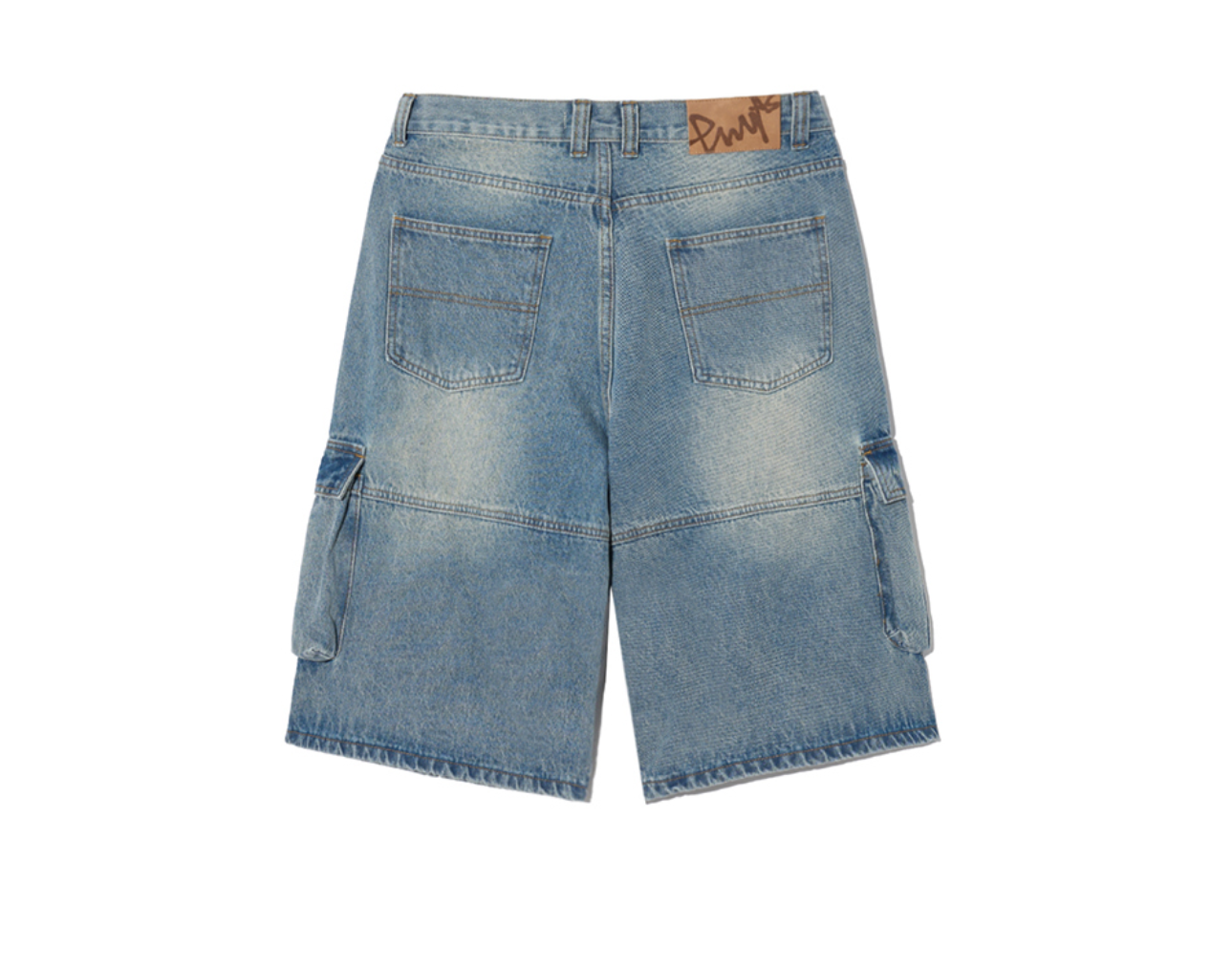 韓國 Phyps Bermuda Cargo Denim Pants【PS044】