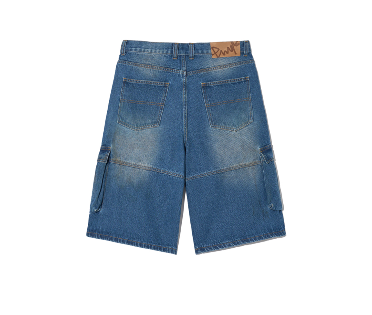 韓國 Phyps Bermuda Cargo Denim Pants【PS044】