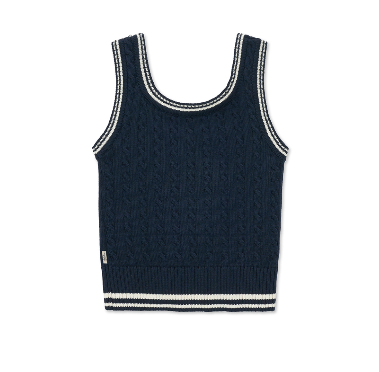 韓國 Yale Cable Knit Sleeveless【YA023】