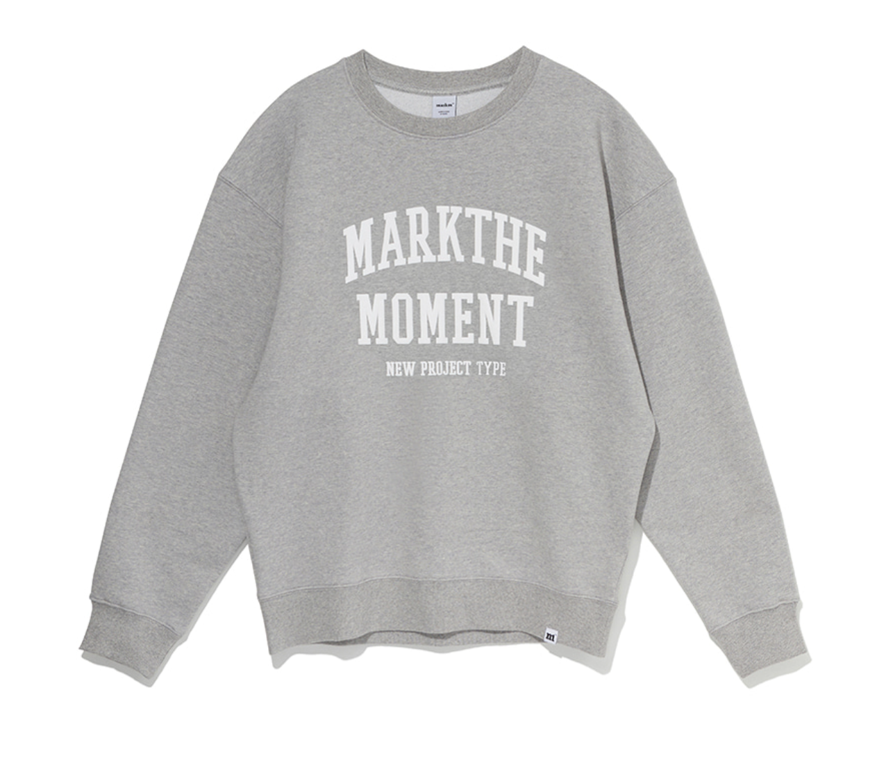 韓國 Markm Mark the Moment Slogan Crewneck Sweatshirt【MA249】