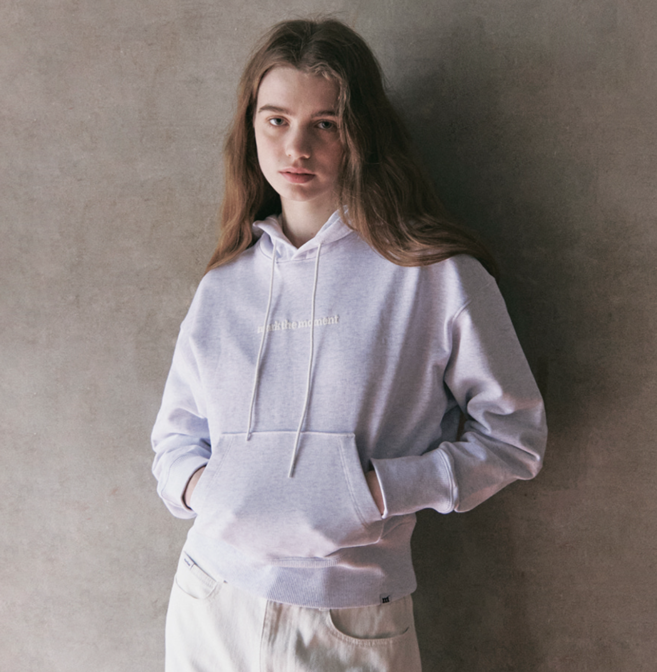 韓國 Markm Women's Mark the Moment Pullover Short Hoodie【MA253】