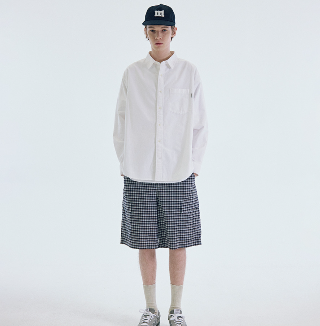 韓國 Markm Single Pocket Oxford Shirt【MA275】