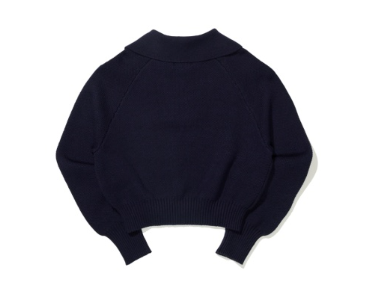 韓國 Markm Women's Crop Half Knit Zip-Up【MA286】