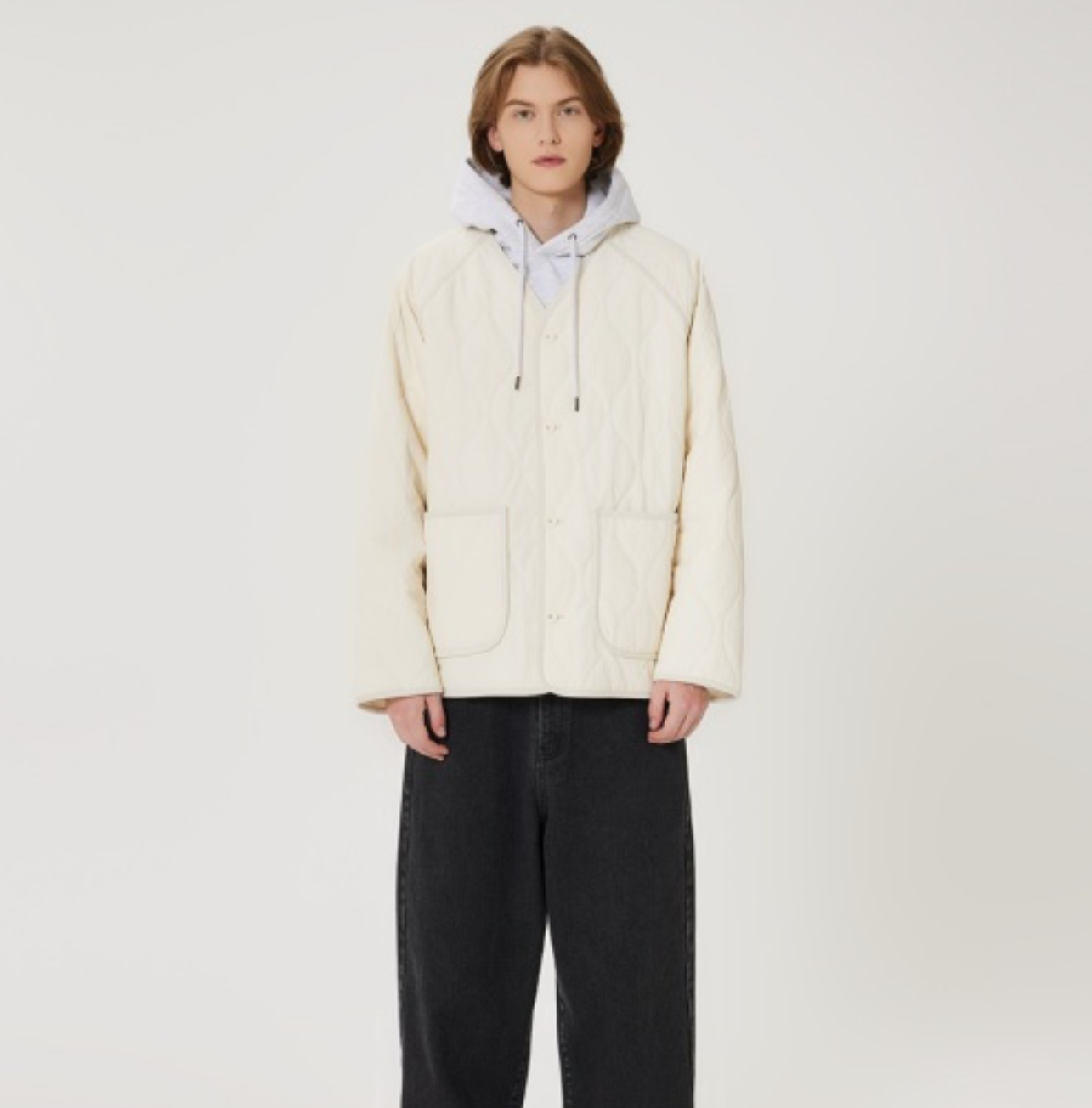 韓國 Markm Loose Fit Quilted Jumper【MA297】