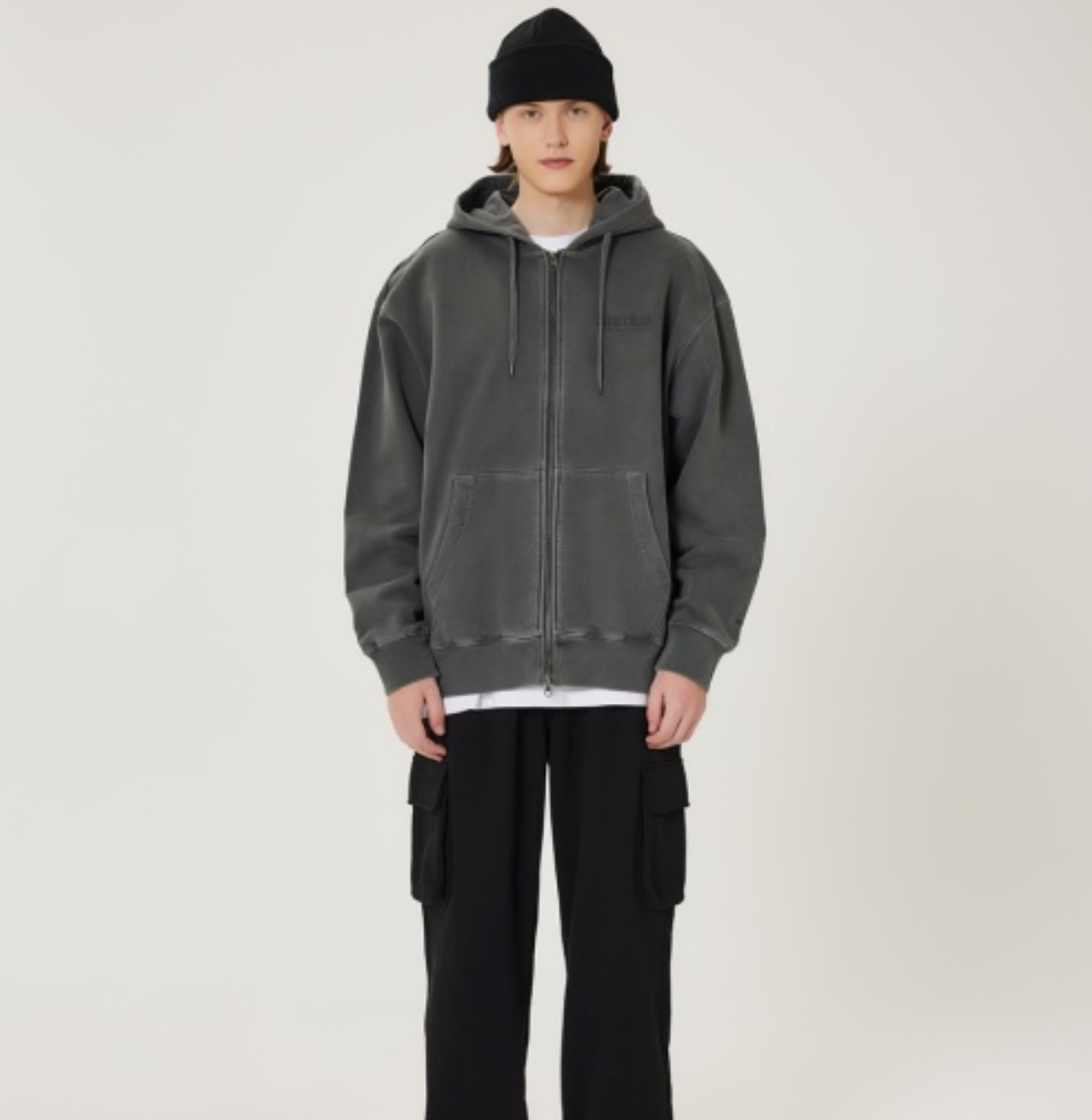 韓國 Markm Pigment Hooded Zip-Up【MA318】