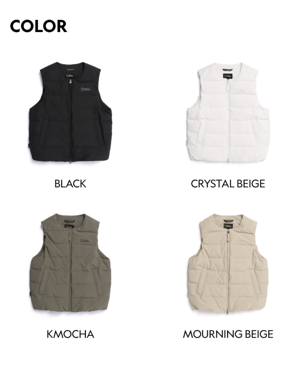 韓國 National Geographic 女裝 HERON 輕量 羽絨背心 (鵝絨)【NG013】