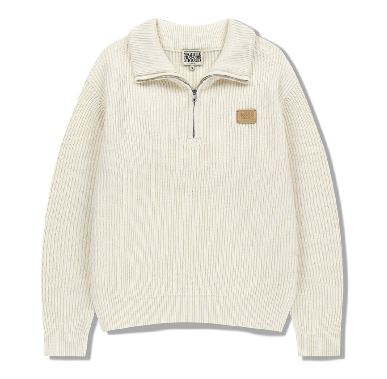 韓國 Marithe Francois Girbaud HALF NECK ZIPUP KNIT【MF737】