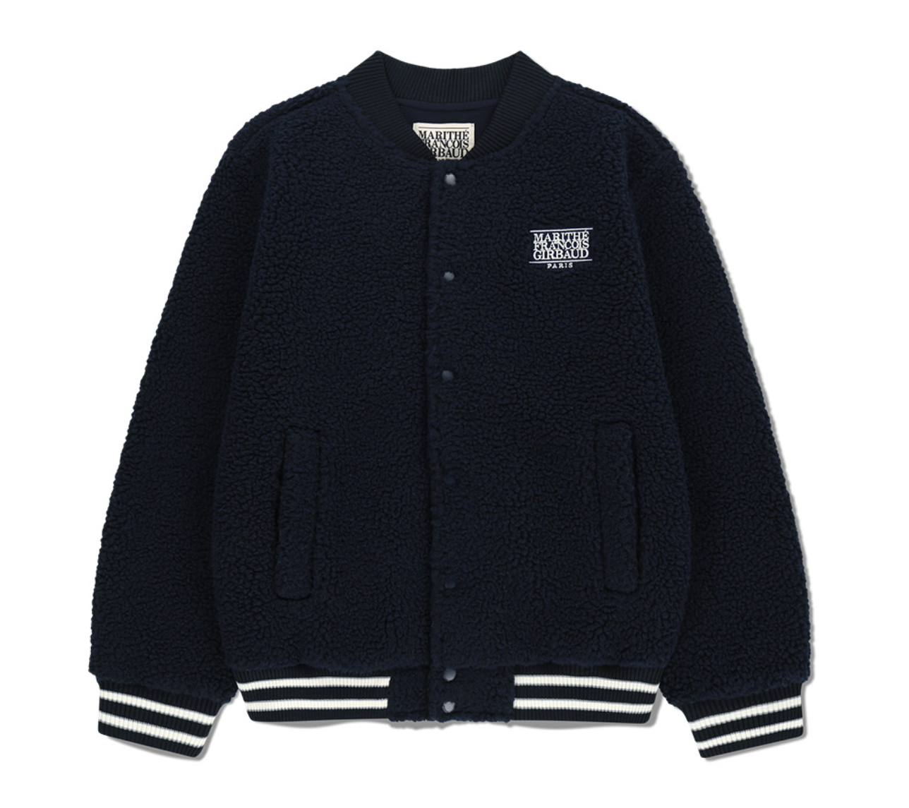 韓國 Marithe Francois Girbaud FLEECE VARSITY JACKET【MF740】