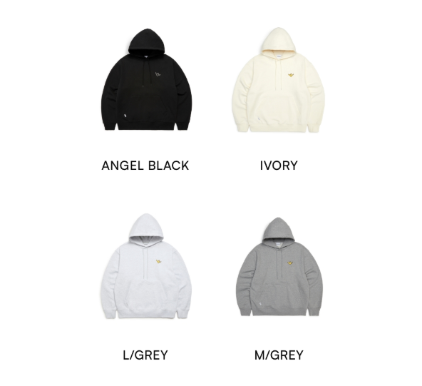 韓國 Mark Gonzales Angel Wappen Sweat Hoodie【MG173】
