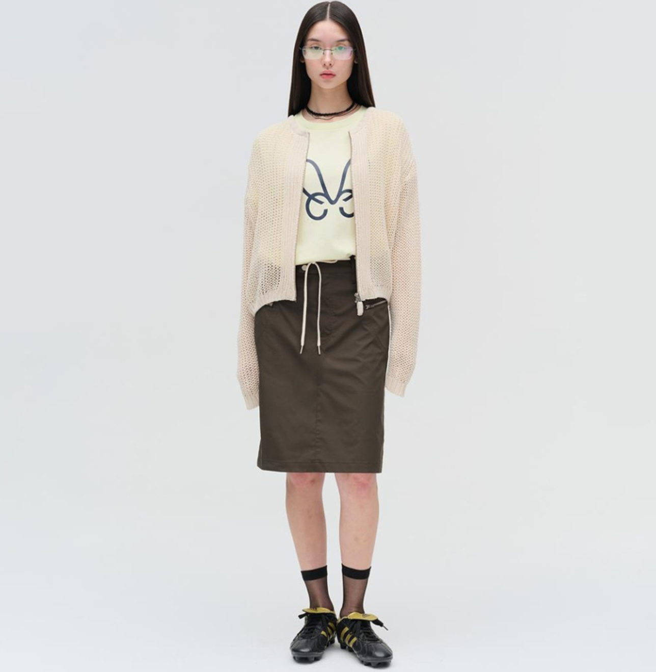 韓國 Mmlg CROCHE KNIT CARDIGAN【ML010】