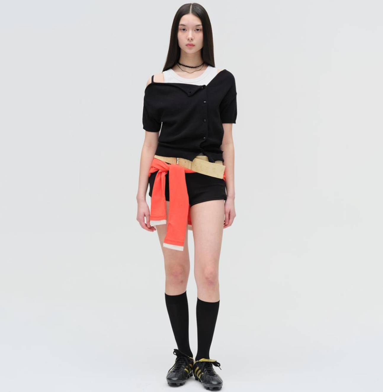 韓國 Mmlg OFF SHOULDER KNIT CARDIGAN【ML011】